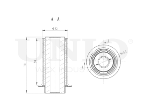 Rear lower control arm silent block photo