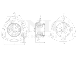 Front shock absorber mount photo