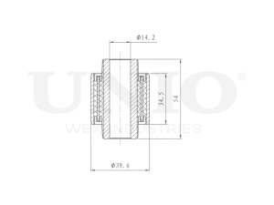 Rear transverse control arm silent block photo