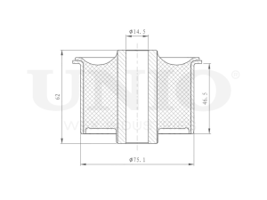 Rear beam silent block photo