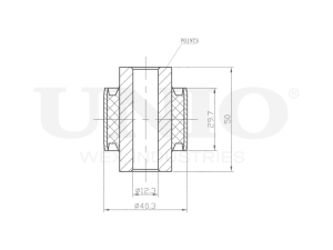 Rear lower control arm silent block photo