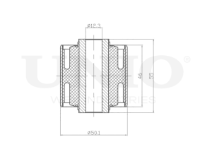 Front rear upper control arm silent block photo