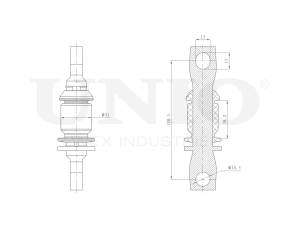 Front lower control arm silent block photo