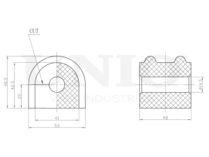 Rear stabilizer bushing photo