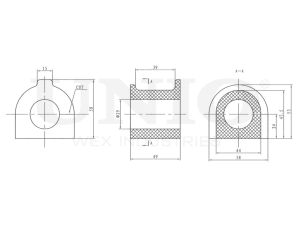 Front stabilizer bushing photo