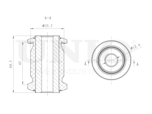 Front lower control arm silent block photo