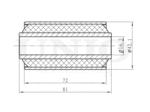 Front leaf spring silent block photo