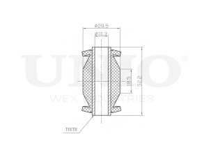 Inner front lower control arm silent block photo