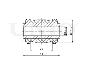 Front front lower control arm bushing photo