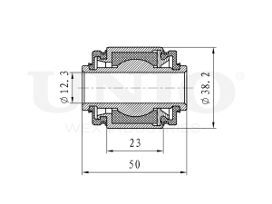 Floating rear rear spindle bushing photo