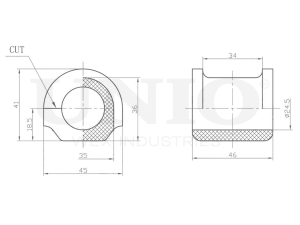 Front stabilizer bushing photo