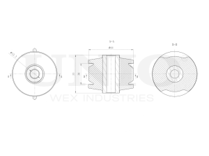 Rear longitudinal link silent block photo