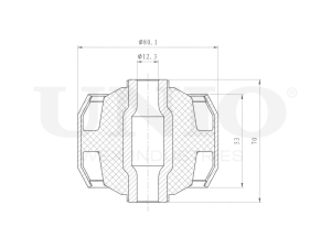 Rear beam silent block photo