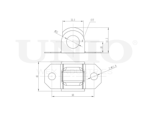 Front stabilizer bushing photo