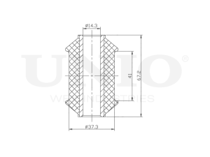 Front lower control arm silent block photo