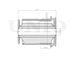 Rear front lower control arm silent block photo