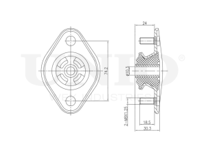 Rear shock absorber mount photo