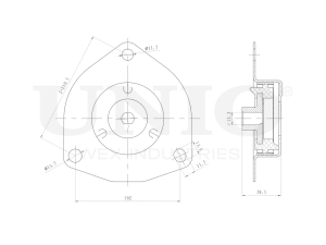 Rear shock absorber mount photo