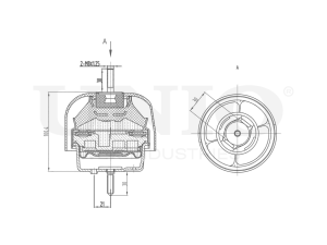 Engine mount photo