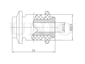 Front lower control arm silent block photo