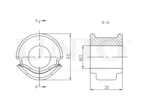 Front stabilizer bushing photo