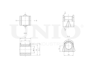Front stabilizer bushing photo