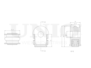 Front stabilizer bushing photo