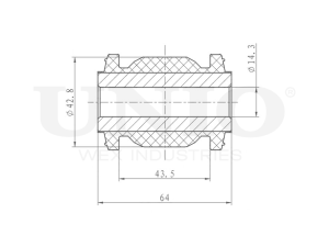 Front lower control arm silent block photo