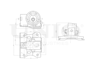 Engine mount front left photo