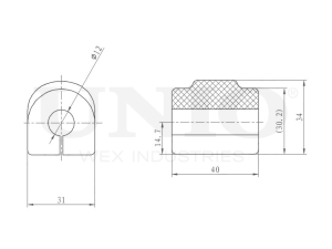 Rear stabilizer bushing photo