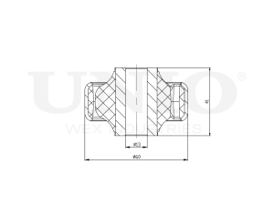 Rear front lower control arm bushing photo