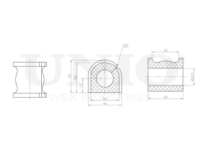 Rear stabilizer bushing photo