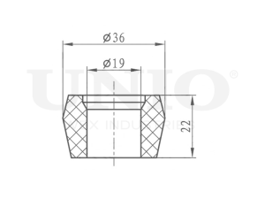 Rear shock absorber bushing photo