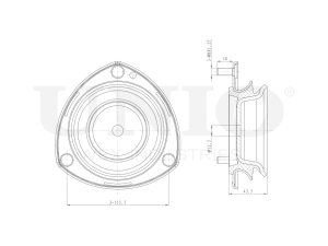 Front shock absorber mount photo