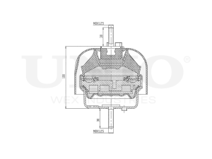 Engine mount right photo