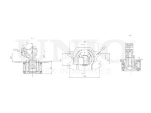 Engine mount front left photo