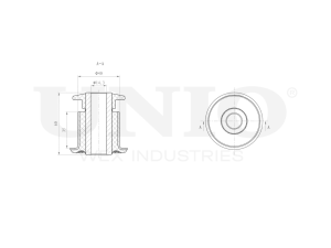 Front lower control arm silent block photo
