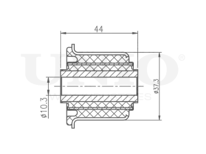 Front lower control arm silent block photo