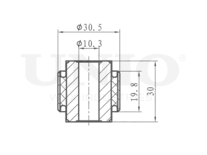 Inner rear lower control arm silent block photo