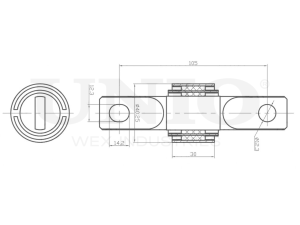 Inner rear upper control arm silent block photo