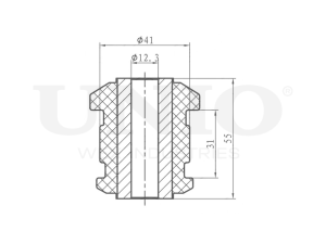 Front lower control arm silent block photo