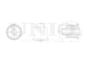 Rear beam silent block photo