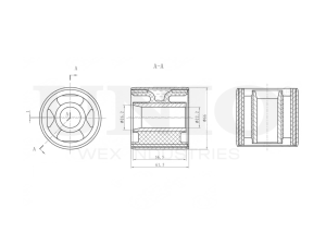 Rear front lower control arm silent block photo
