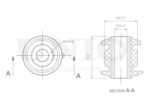 Front lower control arm silent block photo