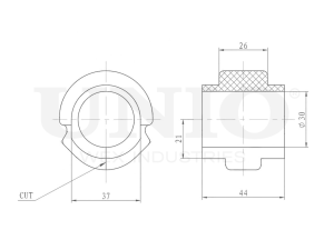Front stabilizer bushing photo