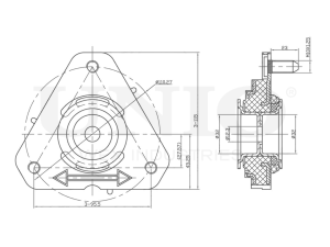 Front shock absorber mount photo