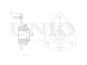 Front shock absorber mount photo