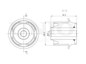 Inner front upper control arm silent block photo