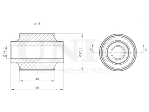 Front lower control arm silent block photo