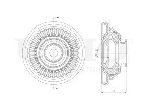 Опора амортизатора передняя photo